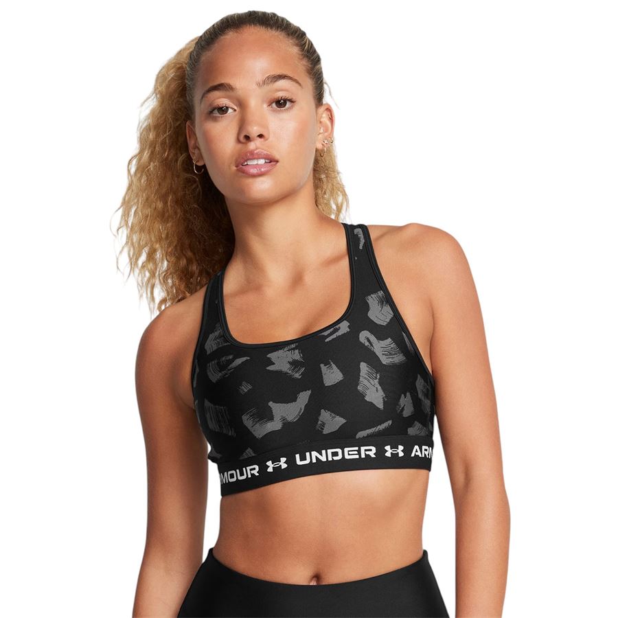 Reggiseno sportivo Armour Mid Crossback Printed da donna Under Armour | 13610420009